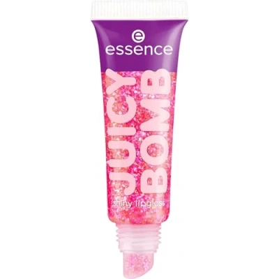 Imagen de Essence Cosmetics Brillo de labios brillante JUICY BOMB PARTY, expresión del resultado, Efecto tinte, brillante, intensivo, 10 ml