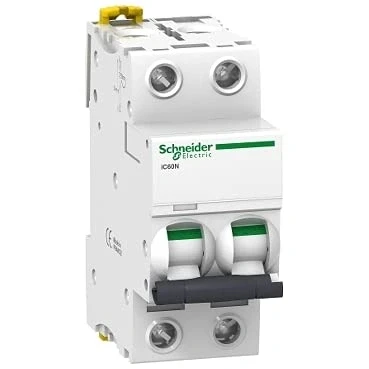 Imagen de Schneider Electric A9F78216 Interruptor Automático Magnetotérmico Ic60N, 2P, 16A, Curva B