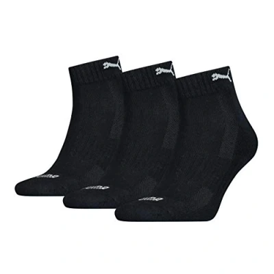 Imagen de PUMA Cushioned Quarter 3P, Calcetines, Unisex adulto, Light Navy, 35 38
