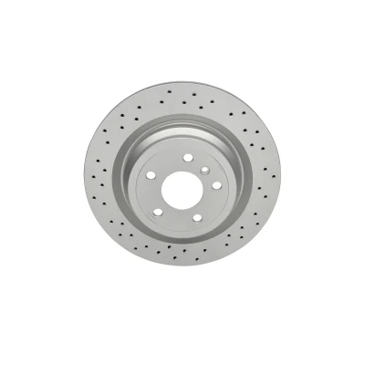 Imagen de ATE 24.0122 0287.1 Disco de freno 330,0 22,0 5 112,0 perforado/ventil. int. revestido aleado/alt. carburado con tornillos MERCEDES BENZ: Clase ML