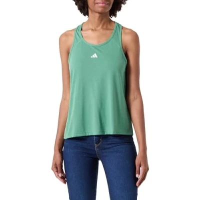 Imagen de adidas Mujer Train Essentials Minimal Branding Racerback Tank Top, preloved Green, XS