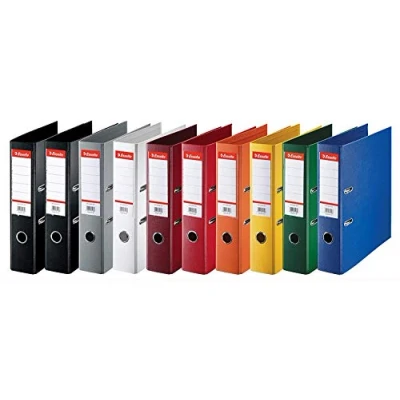 Imagen de Esselte 624177 Carpeta de anillas con lomo standard, Pack 10 unidades colores surtidos