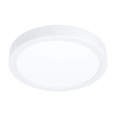 Imagen de Eglo Fueva 5 lámpara de techo led con diámetro 21 cm, luminaria montaje en superficie 1 foco, acero luminosa plástico, blanco, blanco cálido