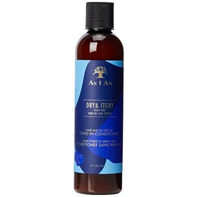 Imagen de As I Am Dry &amp; ITCHI Scalp Care Leave IN Conditioner 237ML, Negro, Estandar