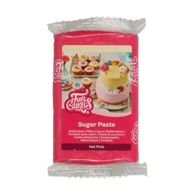 Imagen de FunCakes Pasta de Azúcar Rosa Intenso 250 g