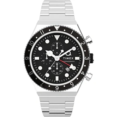 Imagen de Timex Chronograph Cronógrafo silvercoloured/black, Talla: One Size, Silver coloured/black