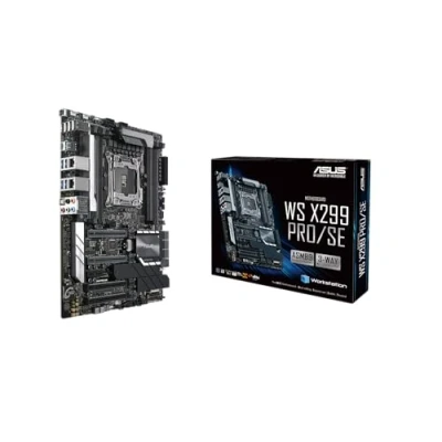 Imagen de ASUS Workstation Board Placa base Intel LGA 2066 ATX con DDR4 4133MHz, dual M.2, M.2 heatsink, U.2, conector USB 3.1 Gen 2, ASMB9 iKVM, Control Center