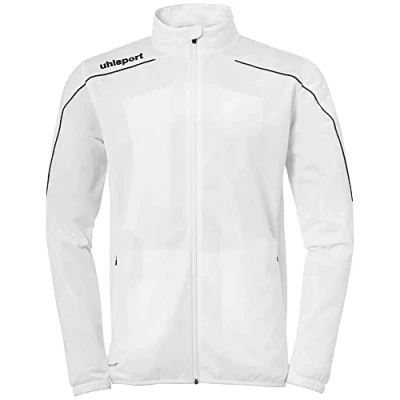 Imagen de Uhlsport Stream 22 Classic Jacket Chaqueta con Cuello Alto, Unisex adulto, White/Black, 3XL