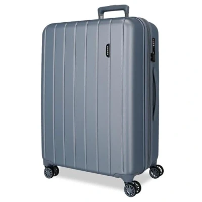 Imagen de MOVOM, Maleta grande, Rígida ABS, Cierre TSA, 109 L, 4,9 Kg, 4 Ruedas Dobles Extensible, Plata, 75 cm