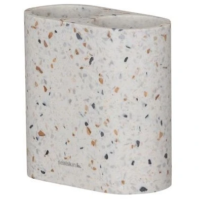 Imagen de Sealskin Blend Portacepillos doble independiente Terrazzo