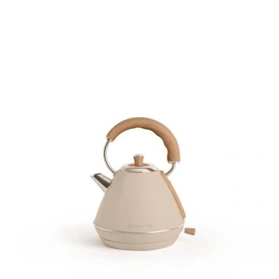 Imagen de CREATE/KETTLE RETRO M/Hervidor de agua eléctrico Arena/Ebullición rápida, capacidad 1l, apagado automático, filtrado anti cal, autoapagado, indicador nivel agua, Ø17,2 cm, 1200 W