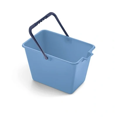 Imagen de Mery Mini Cubo Multiusos Limpieza Polipropileno Asa Anatómica 4 Litros Azul Medidas: 19,5Lx17,2Wx27,5H cm