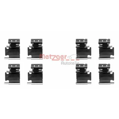 Imagen de METZGER 109 1298 Kit de accesorios, pastillas frenos FIAT: Panda II Hatchback, Qubo, Stilo PEUGEOT: 307 SW, 207 Hatchback