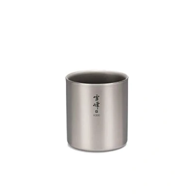 Imagen de Snow Peak Taza apilable de titanio doble pared H300