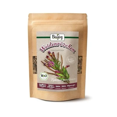 Imagen de Biojoy Epilobio Ecológico (100 g), seco y cortado, ideal para Infusión (Epilobium parviflorum)