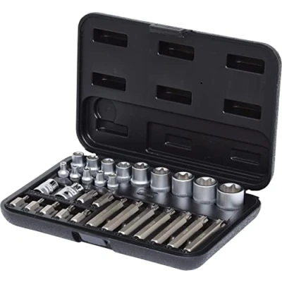 Imagen de KS Tools 911.4301 1 Juego de llaves vaso y puntas Torx, 30 pzs