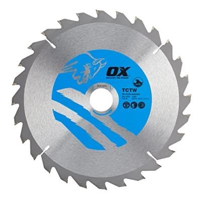 Imagen de OX Hoja de sierra circular para cortar madera 235/30mm, 28 Dientes ATB