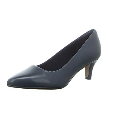 Imagen de Clarks Linvale Jerica, Zapatos de Tacón para Mujer Azul Navy Leather, 36 EU