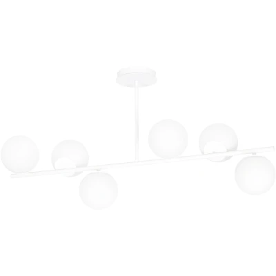 Imagen de EMIBIG LIGHTING Plafón Kabo, 1 brazo, blanco, 6 luces