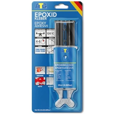 Imagen de ATG® Pegamento epoxi 2 componentes bicomponente para plastico metal vidrio epoxico fuerte Adhesivo de Rápido y duradero