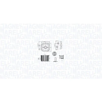 Imagen de MAGNETI MARELLI 350300003500 Radiador de Aceite VOLKSWAGEN: Golf 4, Transporter 5, Passat B5 GP Berlina, AUDI: A4 B6 B7 Berlina