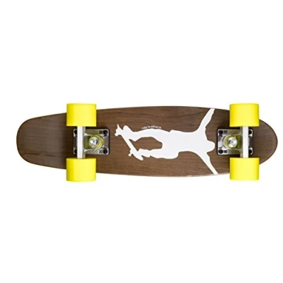 Imagen de Ridge Skateboards Maple Mini Dark Dye Longboard, Color Amarillo, Talla 22 Inch