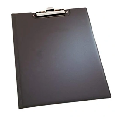 Imagen de Durable 235901 Carpeta de bloques (para DIN A5, lámina blanda, pinza en la parte superior, 180 x 245 mm) negro