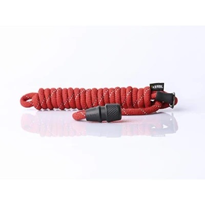 Imagen de GOLEYGO correa para perros Rope, rojo, reflectante luminosa, talla S, 1,4 2 m, cierre magnético seguro, incluye pasador adaptador, pequeños de hasta 15 kg, carga máxima 100 kg