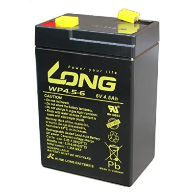Imagen de Batería compatible con LC R064R5P 3 FM 4,5 20HR 4.5 3FM 6 V, 4Ah AGM, de plomo ácido