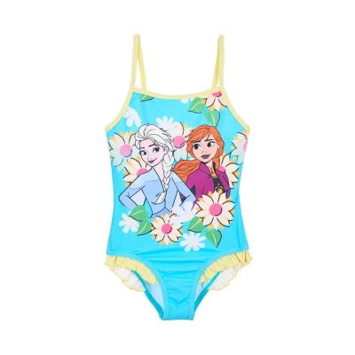 Imagen de Frozen Niñas Traje De Baño Una Pieza (Azul,4 años)