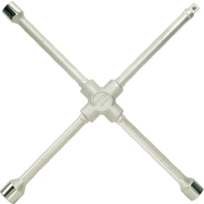 Imagen de KS TOOLS 518.1152 Llave de cruz para rueda cuatro vías Acero herramientas 19, 22, 1/2, 17
