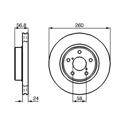 Imagen de Disco de freno BOSCH 0 986 478 293