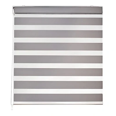 Imagen de Easydeco Estor Enrollable Noche y Día Premium (Gris, 180_x_250_cm)