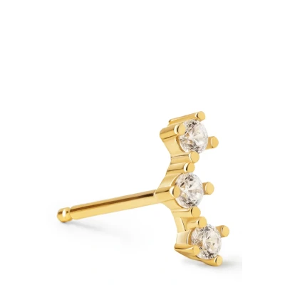 Imagen de Singularu Triple Spark Pendiente individual goldcoloured, Mujer, Talla: One Size, Gold coloured
