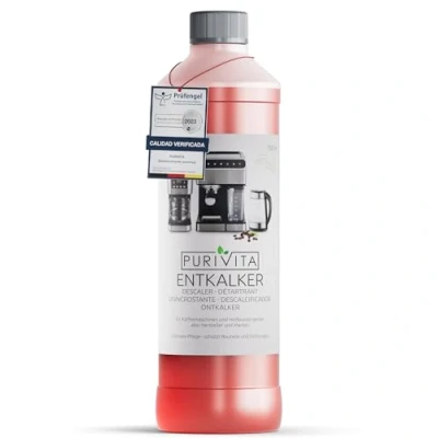 Imagen de PURIVITA Universal Descalcificador Cafetera Antical y mucho más Decalcificador para todas las marcas de primera calidad (2 x 750ml)
