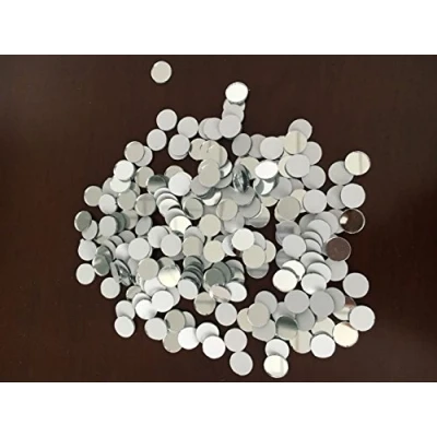 Imagen de Juego de 200 pequeños espejos redondos para manualidades y decoración Espejo mosaico 1 cm diámetro x