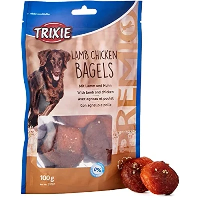 Imagen de TRIXIE Snack PREMIO Lamb Chicken Bagels, 100 g, Perro