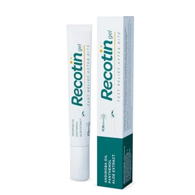Imagen de RECOTIN Gel para picaduras de mosquitos 20ml 100% ingredientes activos naturales 1x curar insectos Crema