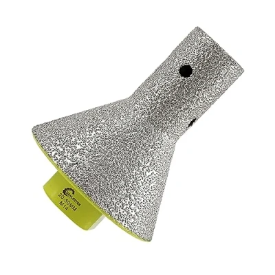 Imagen de Fresa de Diamante 20 50mm Broca Chaflán para Agrandar y Forma a Agujeros Existentes en Cerámica Porcelana Granito Mármol M14 Rosca SANLEETEK