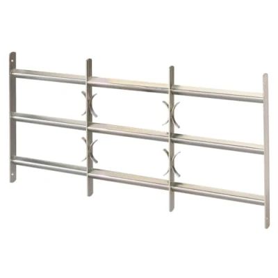 Imagen de Alberts 553623 Rejilla para ventana Amsterdam, extensible, galvanizada azul, 450 x 700 1050 mm
