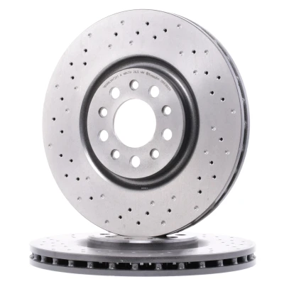 Imagen de BREMBO XTRA LINE 09.9365.2X Disco de freno 330 28 5 perforado/ventil. int. revestido altamente carbonizado ALFA ROMEO: Brera, Giulietta Hatchback