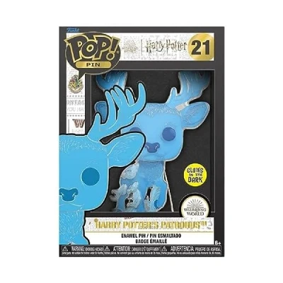 Imagen de Funko Pop! Large Enamel Pin Harry POTTER: Patronus Potter Pins de Esmalte Broche Coleccionable para Mochilas Y Bolsos Idea Regalo Mercancia Oficial Movies Fans