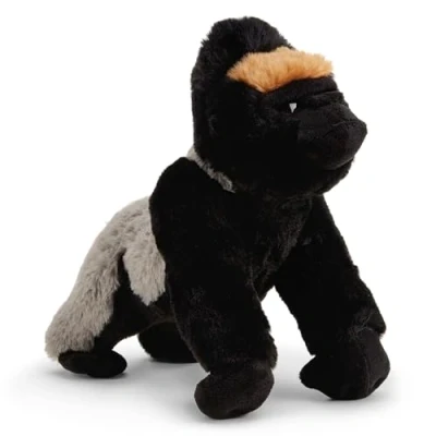 Imagen de Zappi Co Peluche Noah el Gorila de Espalda Plateada (22cm) Amigo Primate Poderoso Suave, Mimoso, 100% Reciclado Gigante Gentil