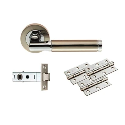 Imagen de Carlisle Brass UDP006SNCP/INTB Pack de pestillo para puerta (níquel satinado/cromo pulido)