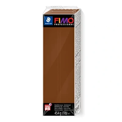 Imagen de STAEDTLER 8041 78 FIMO Professional Arcilla polimérica para modelar de secado al horno. Pastilla 454 g, color avellana opaca