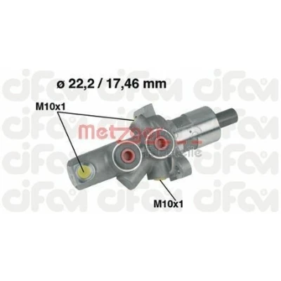 Imagen de METZGER 202 175 Cilindro Maestro de Freno 22,2, 17,46 CIFAM MERCEDES BENZ: 190