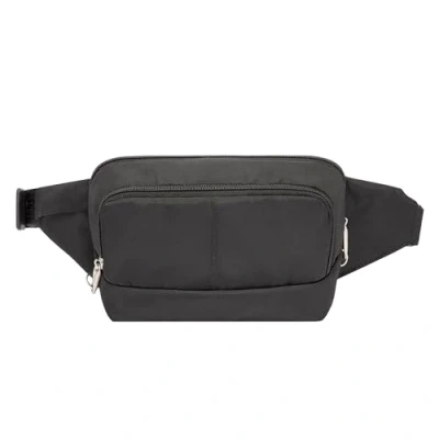 Imagen de Travelon Riñonera antirrobo, Black, 9 x 6 2