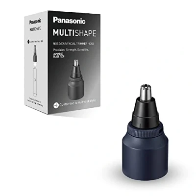 Imagen de Accesorio afeitadora Panasonic ER CNT1, Cortapelos para nariz y orejas, Sistema multishape, Negro