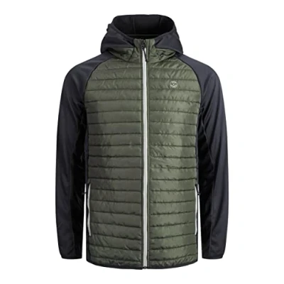 Imagen de Jack &amp; Jones Jjemulti Chaqueta Acolchada Noos , Hombre, Forest Night/w Negro, S