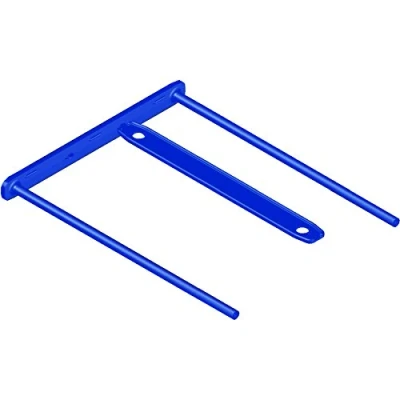 Imagen de Fellowes 1189401 Lote de 100 clips para archivos Bankers Box 10 cm azul